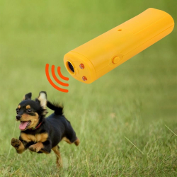 Ultrasonik Köpek Uzaklaştırıcı Cihaz – 150 Desibel, Ses Dalgasıyla Zararsız Koruma, Led Işıklı, Taşınabilir ( Lisinya )