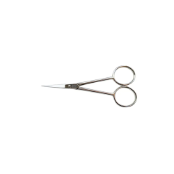 004-450 Kalın Nakış Makası No: 4,5 İnç / 11,43 Cm - Nikel Kaplama - Lisinya