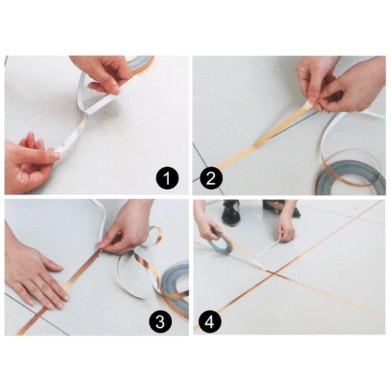 0.5 Cm 50 Metre Gri Fayans Arası Şerit Bant - Lisinya 0.5 Cm 50 Metre Gri Fayans Arası Şerit Bant - Lisinya