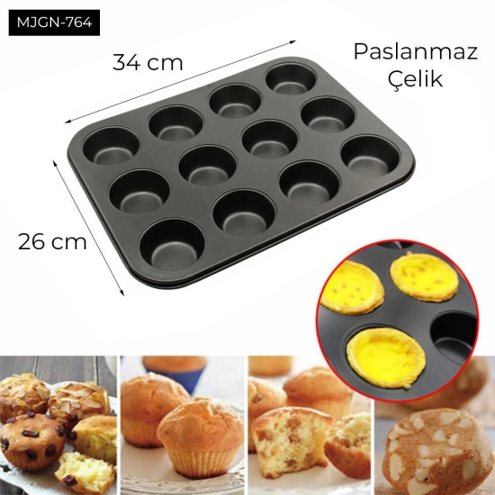 12 Gözlü Kek Kalıbı - Lisinya 12 Gözlü Kek Kalıbı - Lisinya