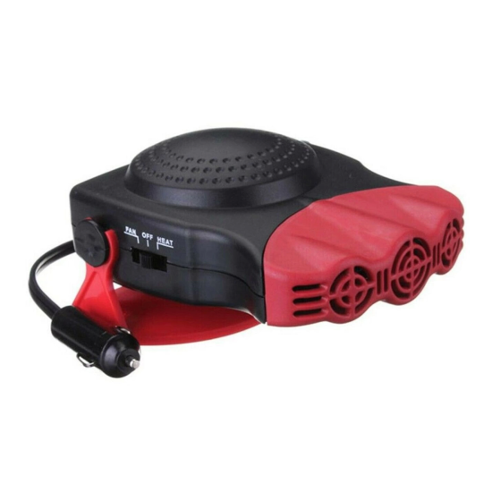 12 V 150 W Araba Soğutma Fanı Sıcak Isıtıcı Ön Cam Buğu Çözücü - Lisinya