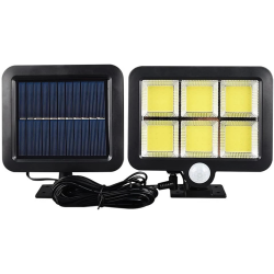 120 Cob Led Solar Panelli 3 Modlu Du Lambası Mz-302 - Lisinya