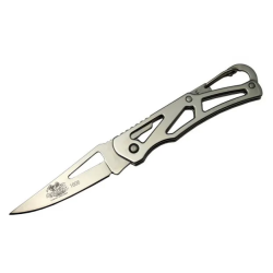 1606 Metal Mini Çakı 14 Cm Manuel, Kemerlikli - Lisinya