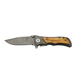 2-32 Damascus Çakı 20 Cm Manuel, Kemerlikli - Lisinya