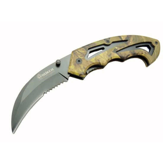 2-6 Karambit Outdoor Çakı 19 Cm - Plastik Kamuflaj Saplı - Lisinya 2-6 Karambit Outdoor Çakı 19 Cm - Plastik Kamuflaj Saplı - Lisinya