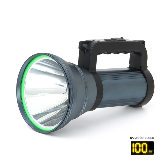 200w Güçlü Şarjlı El Feneri Projektör Wt-411 - Lisinya 200w Güçlü Şarjlı El Feneri Projektör Wt-411 - Lisinya