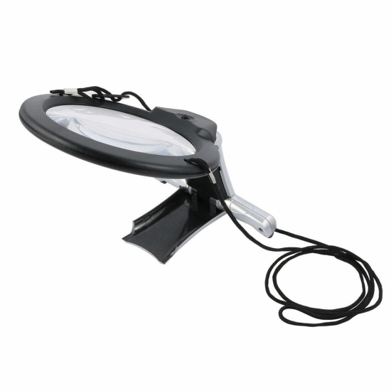 2x 6x Led Eller Serbest,boyun Asılı,dıkış,okuma İçin En Uygun Büyüteç 11b1 - Lisinya 2x 6x Led Eller Serbest,boyun Asılı,dıkış,okuma İçin En Uygun Büyüteç 11b1 - Lisinya