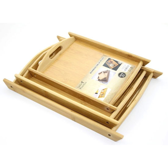 3'lü Bambu Tepsi Alk2164 - Lisinya 3'lü Bambu Tepsi Alk2164 - Lisinya