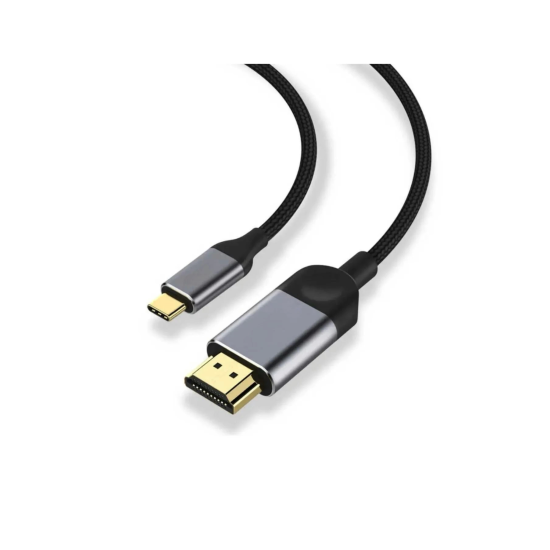 3 Metre 8 Gbps Hız 4k/30 Hz Type C To Hdmı Çevirici Dönüştürücü Tv Telefon Pc Hasır Bağlantı Kablosu - Lisinya 3 Metre 8 Gbps Hız 4k/30 Hz Type C To Hdmı Çevirici Dönüştürücü Tv Telefon Pc Hasır Bağlantı Kablosu - Lisinya