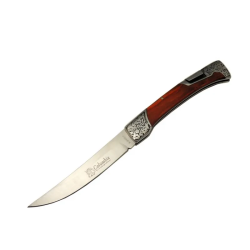 A 3165 A Kamp Çakı 24 Cm - Ahşap Metal Saplı, Kemerlikli - Lisinya