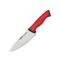 34159 Duo Şef Bıçağı 16 Cm - Kırmızı Kaymaz Sap - Lisinya