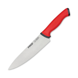 34161 Duo Şef Bıçağı 21 Cm - Kırmızı Kaymaz Sap - Lisinya