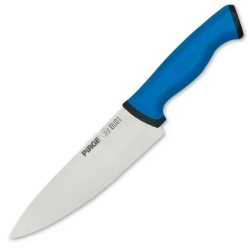 34161 Duo Şef Bıçağı 21 Cm - Mavi Kaymaz Sap - Lisinya