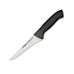 38118 Ecco Kasap Et, Kemik Sıyırma Bıçağı 14,5 Cm - Siyah - Lisinya