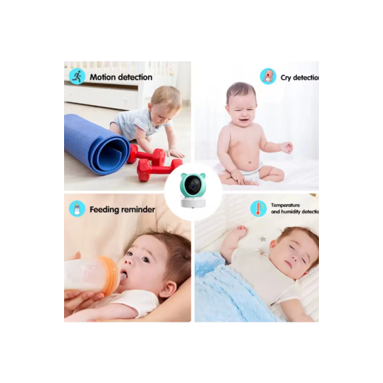 5 Inc Ekran Bebek Kamerası Monitörlü Konuşma Özellikli Işıklı Gece Görüslü Kamera - Lisinya 5 Inc Ekran Bebek Kamerası Monitörlü Konuşma Özellikli Işıklı Gece Görüslü Kamera - Lisinya