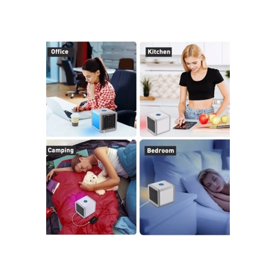500 Ml Işıklı Masa Üstü Mini Klima Soğutucu Hava Nemlendirici 3 Kademe - Lisinya 500 Ml Işıklı Masa Üstü Mini Klima Soğutucu Hava Nemlendirici 3 Kademe - Lisinya