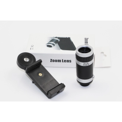 8x18 Zoom Teleskop Telefon Kamera Lensi Mini El Dürbünü - Lisinya