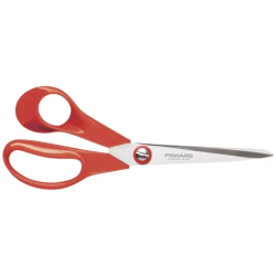 9850 M207 Sol El Kumaş Deri Ve Karton Makası No: 8,5 İnç / 21 Cm - Paslanmaz Çelik - Lisinya