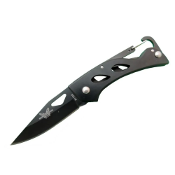 A1103b Siyah Kamp Çakı 15 Cm - Kancalı Metal Saplı - Lisinya