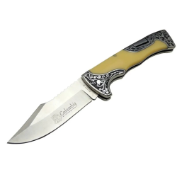 A3157c Av / Kamp Çakı 23 Cm - Sedef İşlemeli Saplı - Lisinya
