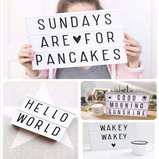A4 Led Işıklı Yazı Panosu Lightbox - Lisinya A4 Led Işıklı Yazı Panosu Lightbox - Lisinya