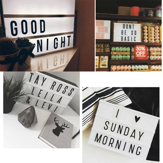 A4 Led Işıklı Yazı Panosu Lightbox - Lisinya A4 Led Işıklı Yazı Panosu Lightbox - Lisinya