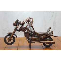 Ahşap Harley Motor Orta Boy L - Lisinya