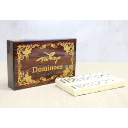 Ahşap Kutulu Domino Oyunu Alk4220 - Lisinya