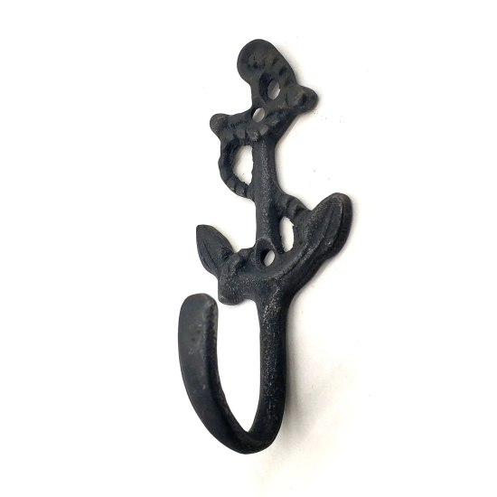 Antika Tarz Dekoratif Pirinç Halatlı, Çapa, Denizci, Gemici Askı - 95x42mm, Oksit - Lisinya Antika Tarz Dekoratif Pirinç Halatlı, Çapa, Denizci, Gemici Askı - 95x42mm, Oksit - Lisinya