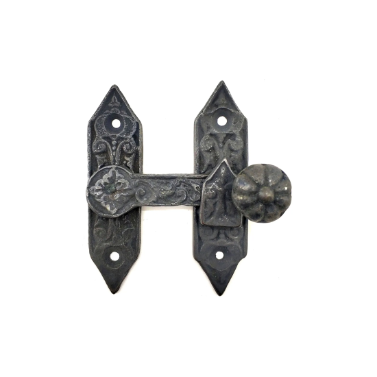 Antika Tarz Dekoratif Pirinç Kapı, Pencere Mandalı - 86x72 Mm, Oksit - Lisinya Antika Tarz Dekoratif Pirinç Kapı, Pencere Mandalı - 86x72 Mm, Oksit - Lisinya