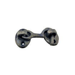 Antika Tarz Dekoratif Pirinç  Çengeli - 5cm, Oksit - Lisinya