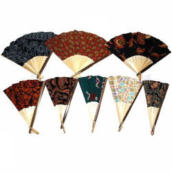 Bambu Bez Yelpaze Küçük St00159 - Lisinya