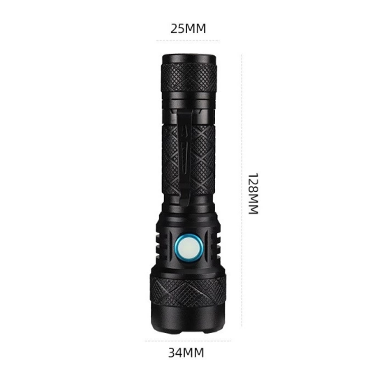 Baretta Bt-55 2500 Lümen Cree Xml L2-u2 Led Şarjlı El Feneri - Lisinya Baretta Bt-55 2500 Lümen Cree Xml L2-u2 Led Şarjlı El Feneri - Lisinya