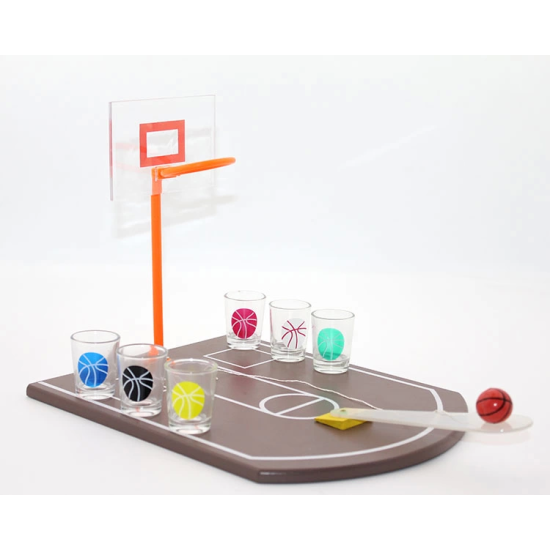 Basket Tasarımlı Shot Bardak Oyunu Alk1082 - Lisinya Basket Tasarımlı Shot Bardak Oyunu Alk1082 - Lisinya