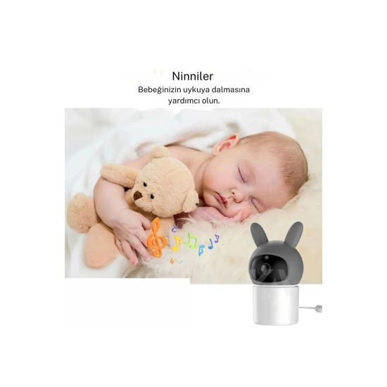 Bebek Kamerası Kumandalı Monitörlü Karşılıklı Konuşma Özellikli , Hatırlatıcılı Ip Bebek Kamerası - Lisinya Bebek Kamerası Kumandalı Monitörlü Karşılıklı Konuşma Özellikli , Hatırlatıcılı Ip Bebek Kamerası - Lisinya