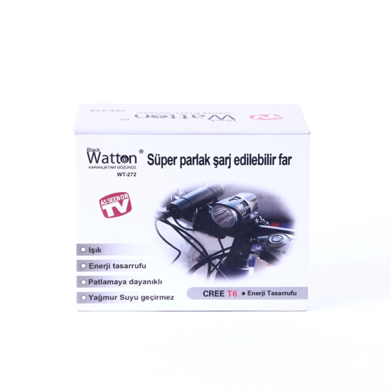 Black Wt-272-profesyonel Bisiklet Lambası - Lisinya Black Wt-272-profesyonel Bisiklet Lambası - Lisinya