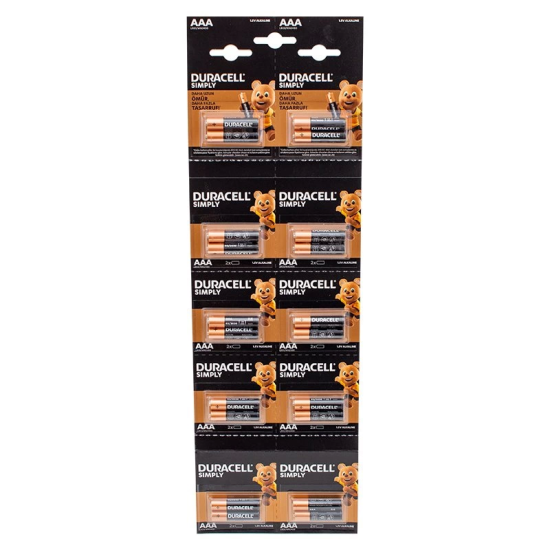 Duracell 1.5v İnce Aaa 20'li Alkalin Pil Lr03/mn20 - Lisinya Duracell 1.5v İnce Aaa 20'li Alkalin Pil Lr03/mn20 - Lisinya