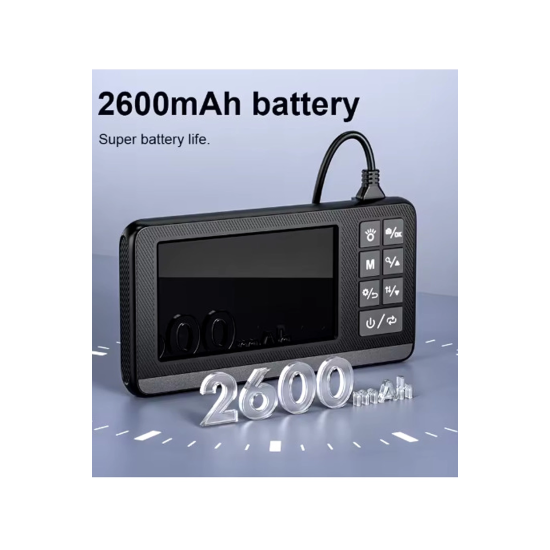 Ekranlı Çift Kameralı 10 Mt Sert Kablo Endoskop Kamera 8 Mm 4.3 Inc Hafıza Kart Destekli - Lisinya