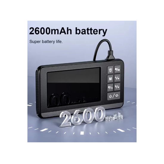 Ekranlı Çift Kameralı 5 Mt Sert Kablo Endoskop Kamera 8 Mm 4.3 Inc Hafıza Kart Destekli - Lisinya