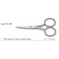 Europe Az Kalın Nakış Makası Süper Kalite No:4,5 11,43 Cm - Lisinya