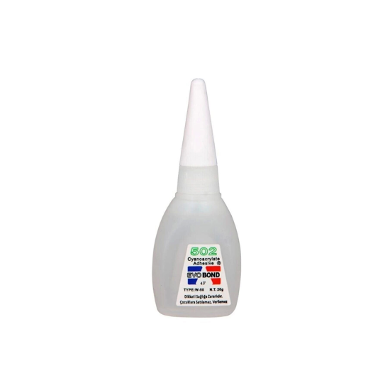 Evobond 502 Japon Yapıştırıcısı Süper Glue 20 Gr - Lisinya Evobond 502 Japon Yapıştırıcısı Süper Glue 20 Gr - Lisinya