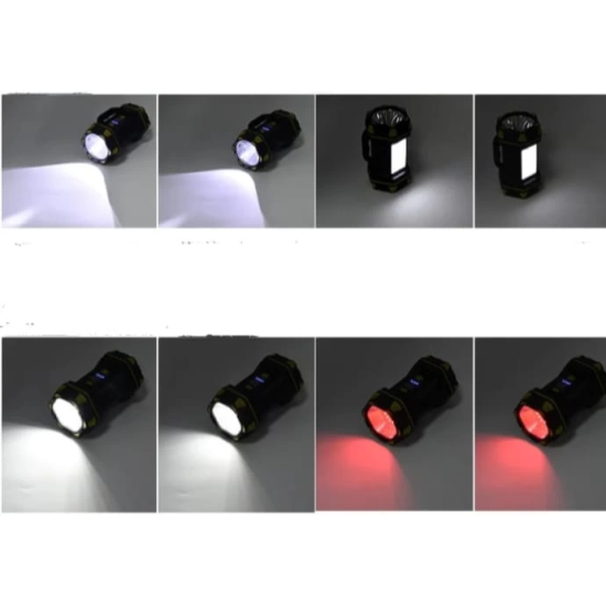 F-262 Yeni Güçlü Çift Taraflı Taşınabilir Spot Ve Işıldak Usb Powerbank Şarjlı Fener - Lisinya F-262 Yeni Güçlü Çift Taraflı Taşınabilir Spot Ve Işıldak Usb Powerbank Şarjlı Fener - Lisinya