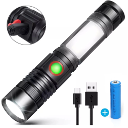Geniş Açılı P50 Led Şarjlı El Feneri  Wt-601 - Lisinya