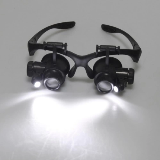 Gözlük Modeli 10x 15x 20x 25x Lens,2led Işıklı,büyüteç - Lisinya Gözlük Modeli 10x 15x 20x 25x Lens,2led Işıklı,büyüteç - Lisinya