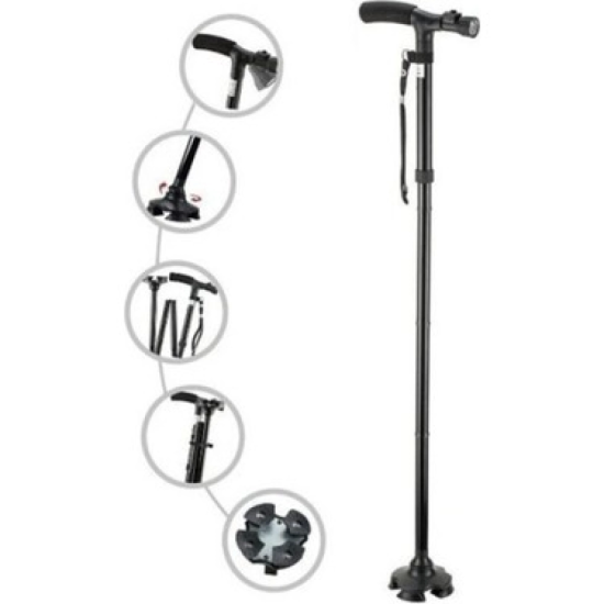Hareketli Led Işıklı Katlanır Baston - Lisinya Hareketli Led Işıklı Katlanır Baston - Lisinya