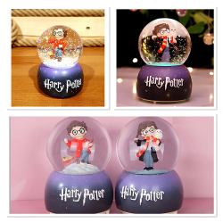 Harry Potter Üflemeli Işıklı Müzikli Kar Küresi Orta Boy Alk3119 - Lisinya