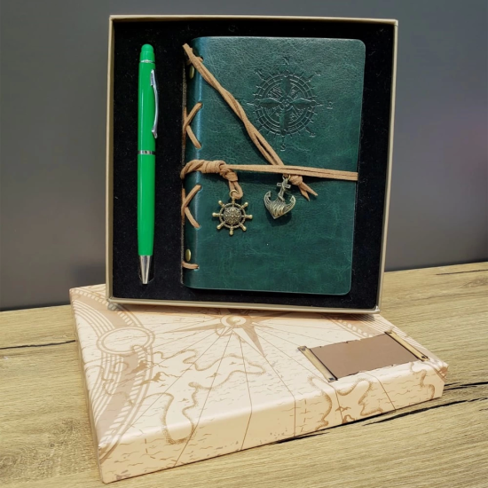 Hediyelik Defter Kalem Kutulu Set - Lisinya Hediyelik Defter Kalem Kutulu Set - Lisinya