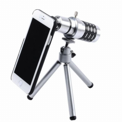 İphone5,5s,i̇phone4.4s Için Alüminyum 14x Optik Zoom Yakından Görüntü Çekme Dürbün - Lisinya