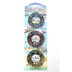 İstanbul Temalı Metal Magnet 3'lü Set Alk2890 - Lisinya