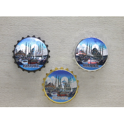 İstanbul Temalı Metal Magnet Alk4339 - Lisinya